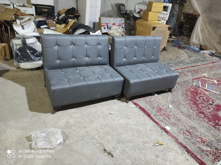 مبل گیم نت دو نفره چرم رنگبندی دلخواه