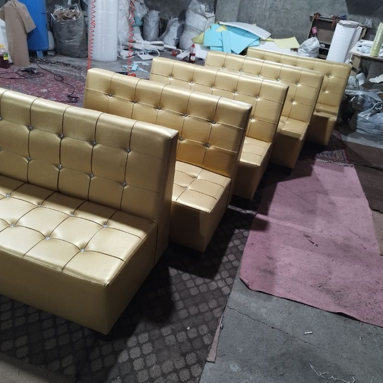 مبل گیم نت سه نفره چرم