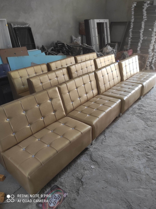 مبل گیم نت سه نفره چرم