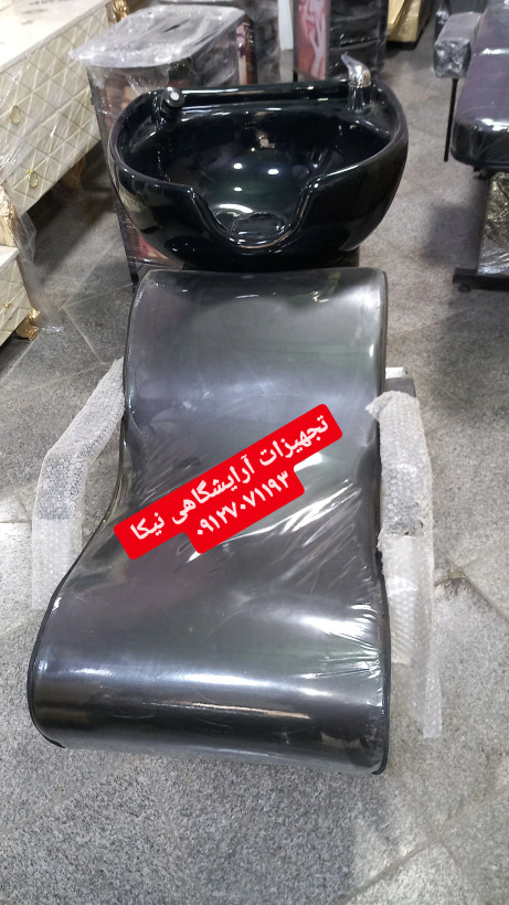 سرشور آرایشگاهی با شیرآلات درجه یک وسنگ