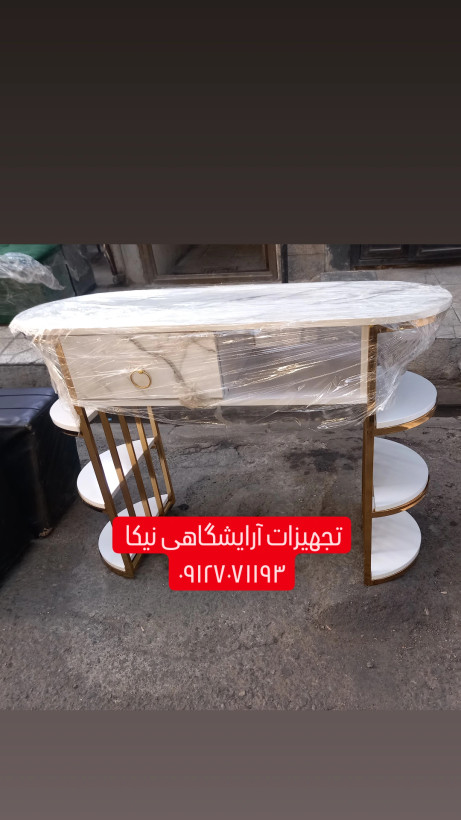 میز ناخن تکنفره فورتیک بغل طبقه ای